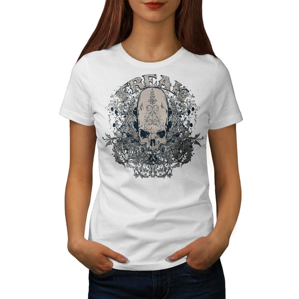Freak Skull Garden USA Womens T-Shirt
