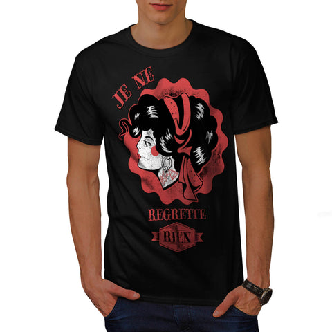 French Song Cute Lady Mens T-Shirt