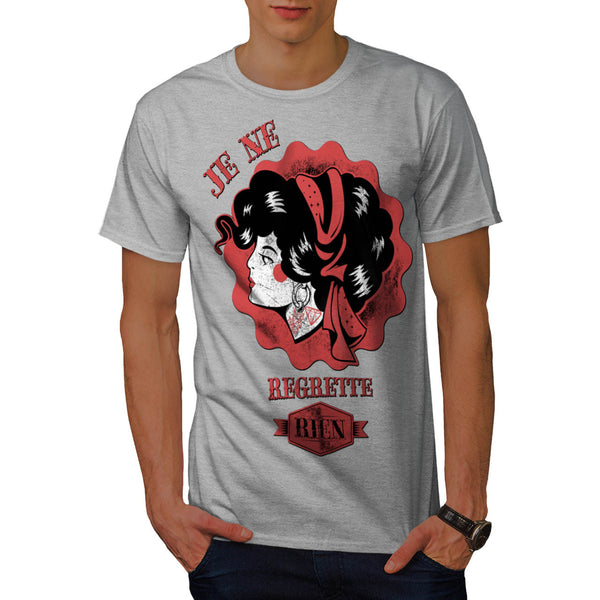 French Song Cute Lady Mens T-Shirt