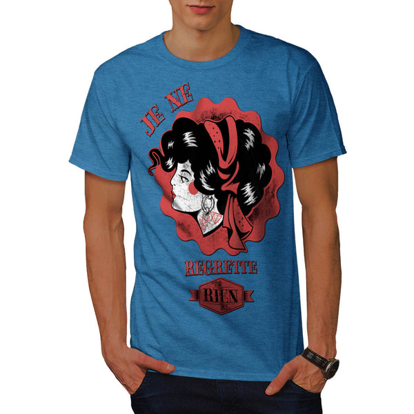 French Song Cute Lady Mens T-Shirt