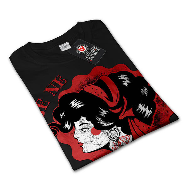 French Song Cute Lady Mens Long Sleeve T-Shirt