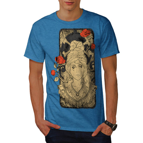 Lady Queen Tear Card Mens T-Shirt