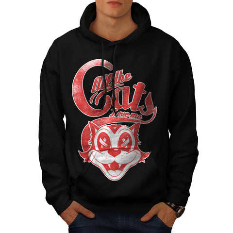 Call The Cats Love Me Mens Hoodie