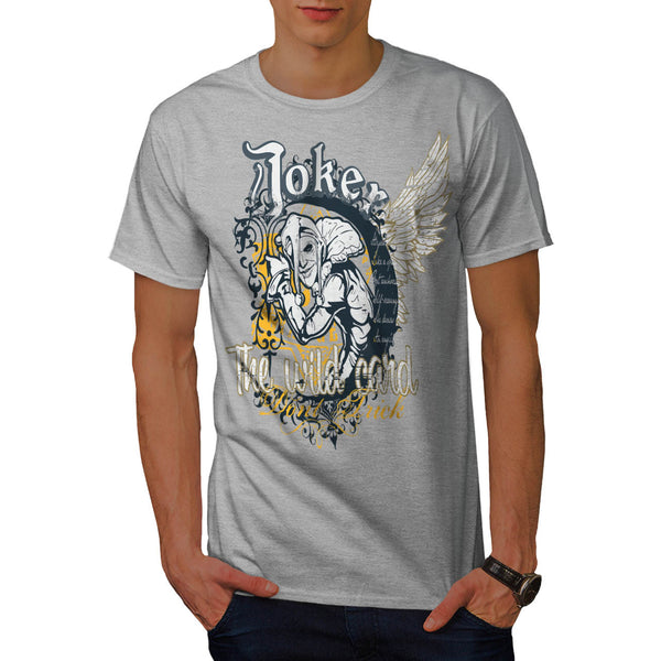 Trick The Joker Card Mens T-Shirt