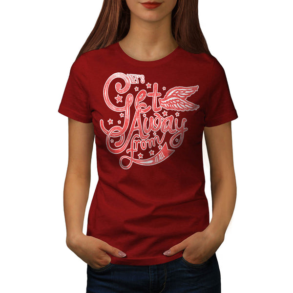 Get Away From It All Womens T-Shirt