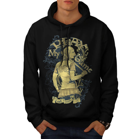 Game Baseball Home Run Mens Hoodie