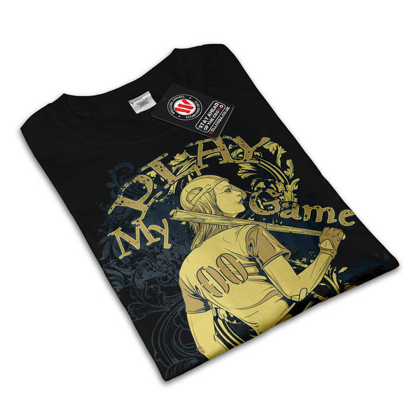 Game Baseball Home Run Womens T-Shirt