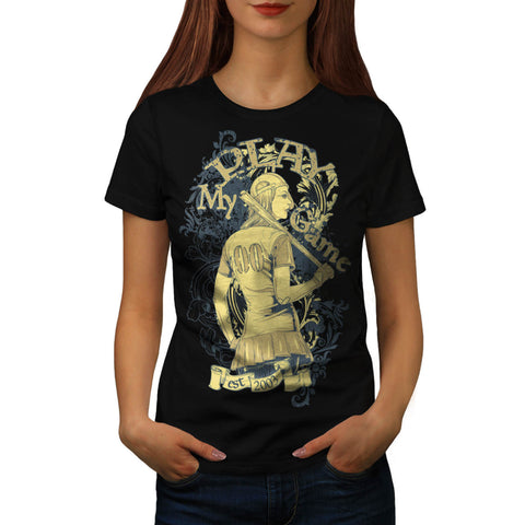 Game Baseball Home Run Womens T-Shirt
