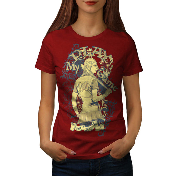 Game Baseball Home Run Womens T-Shirt