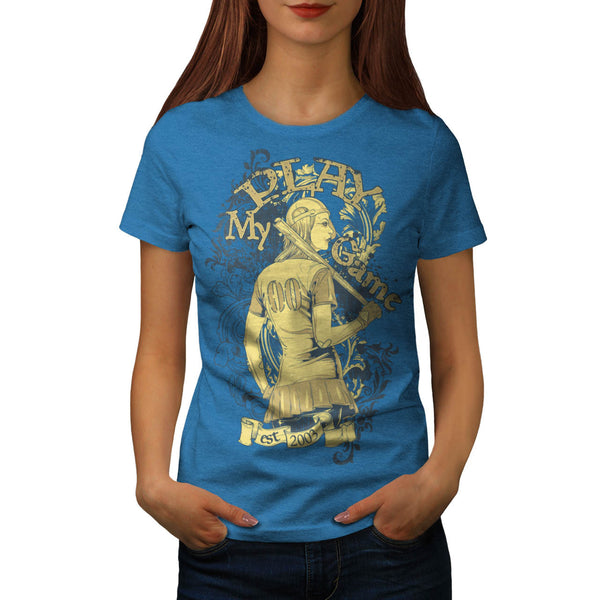 Game Baseball Home Run Womens T-Shirt