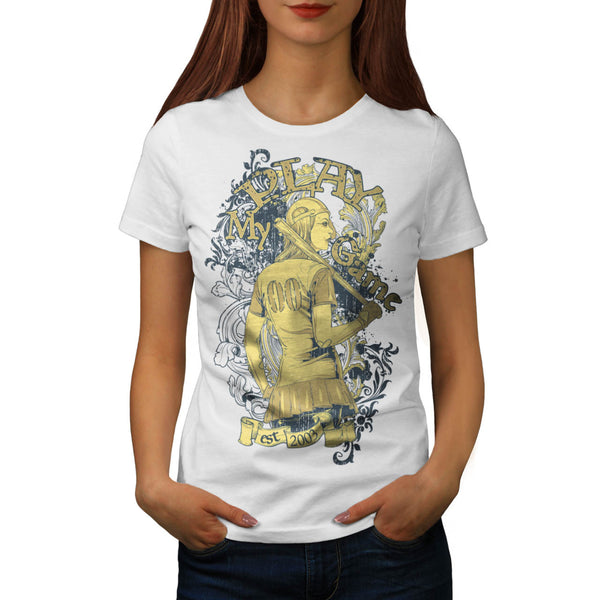 Game Baseball Home Run Womens T-Shirt