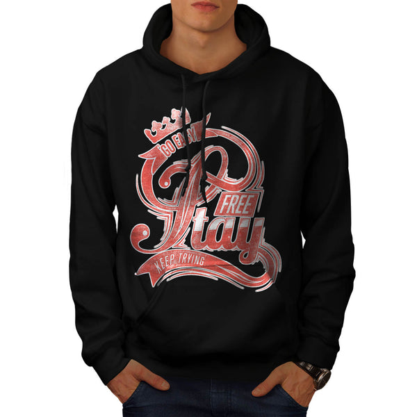 Go Easy Stay Free Mens Hoodie