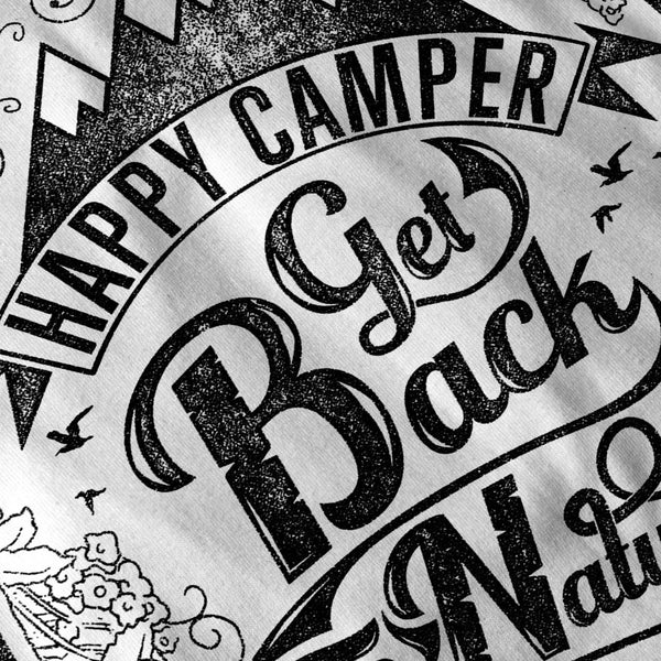 Happy Camper Nature Mens T-Shirt