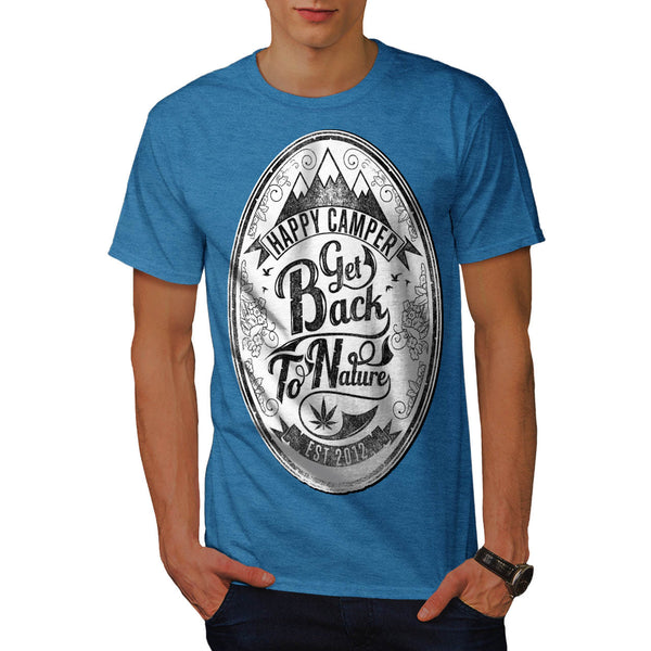 Happy Camper Nature Mens T-Shirt