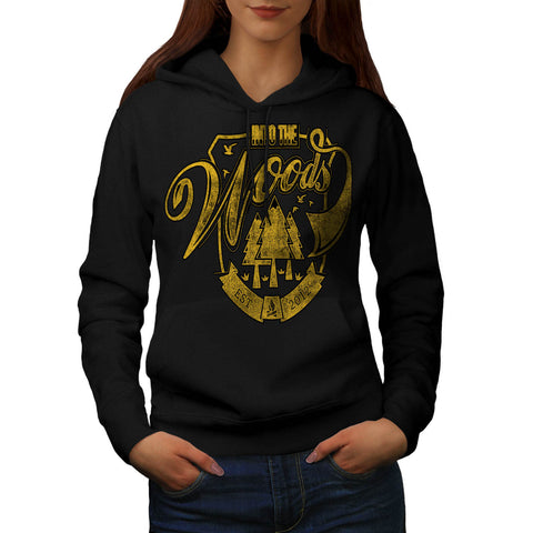 Into The Woods Camp Womens Hoodie
