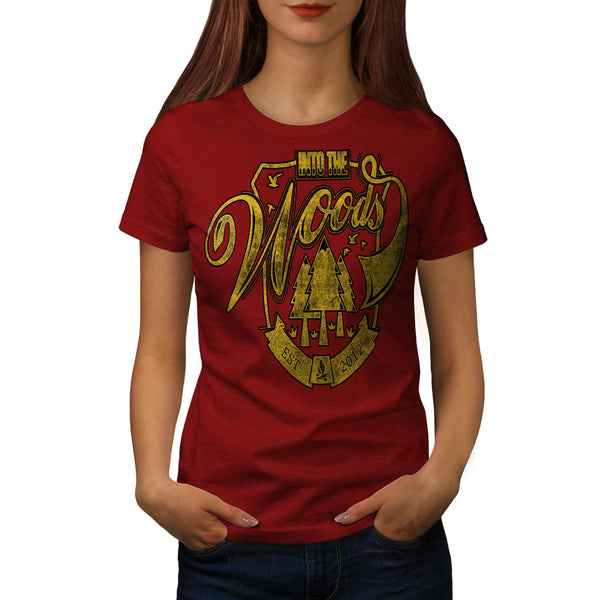 Into The Woods Camp Womens T-Shirt