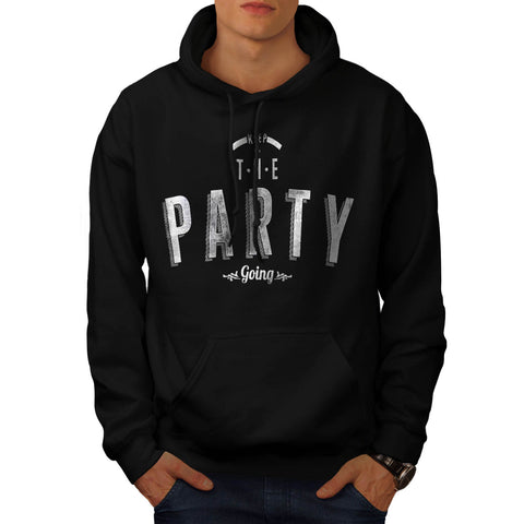 Keep The Party Going Mens Hoodie