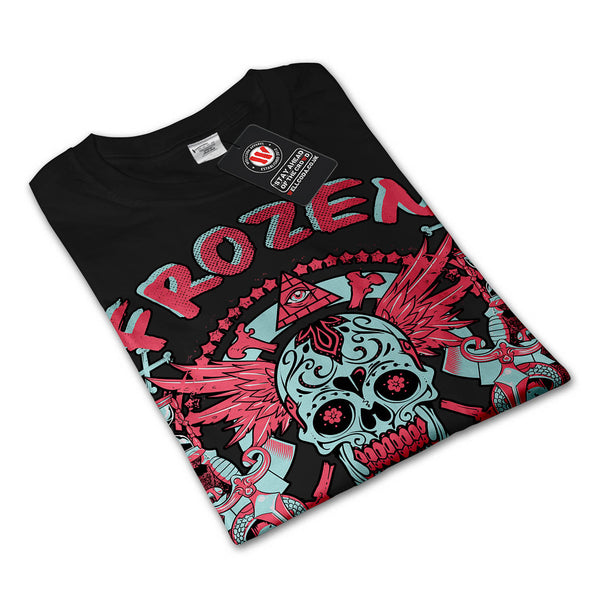 Frozen In Time Skull Mens Long Sleeve T-Shirt
