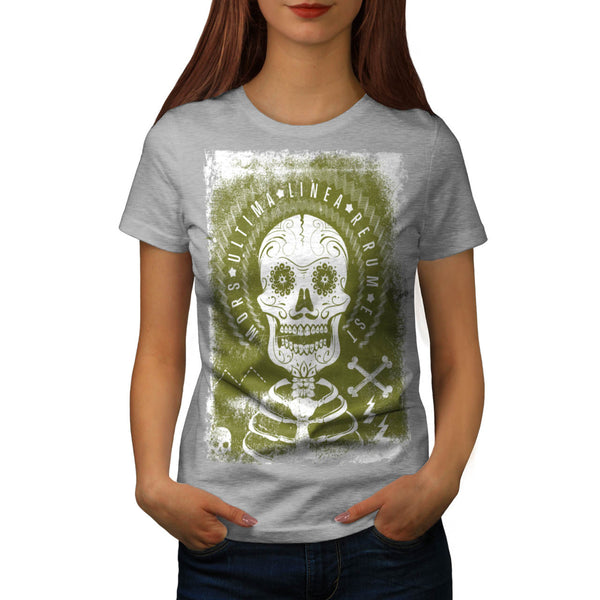 Skeleton Latin Dead Womens T-Shirt
