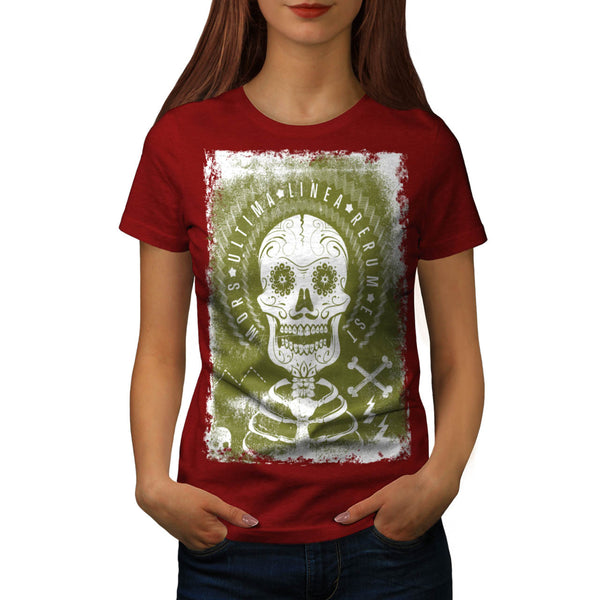 Skeleton Latin Dead Womens T-Shirt