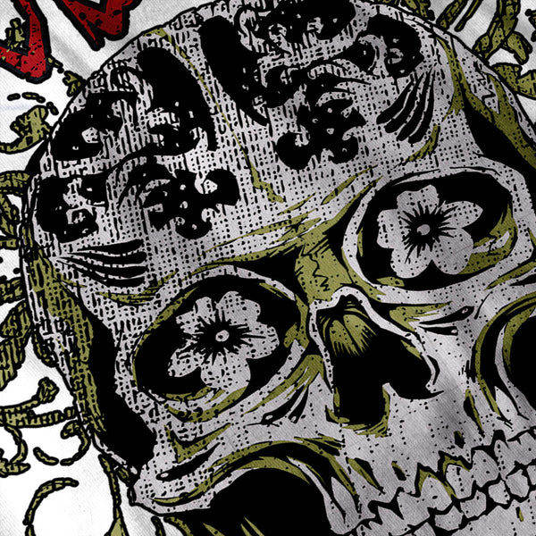Monster Skull Fear Womens T-Shirt
