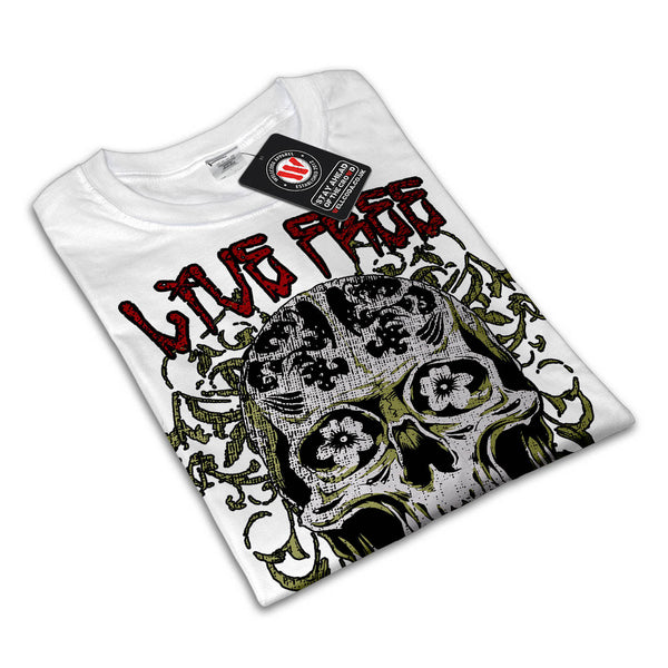 Monster Skull Fear Womens T-Shirt