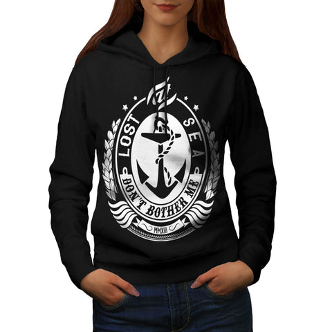 Lost At Sea Boat Ship Womens Hoodie