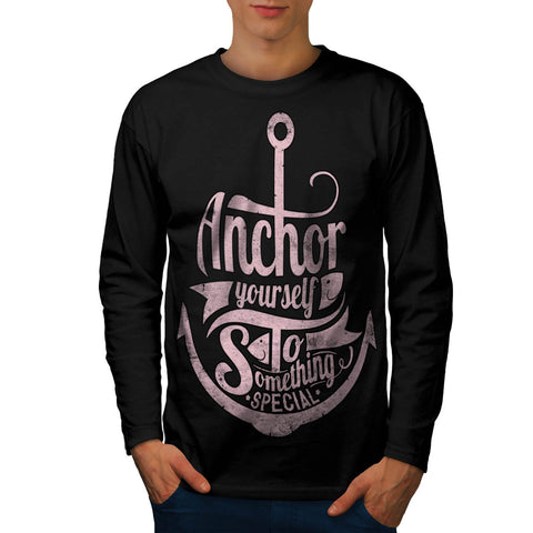 Anchor Special Person Mens Long Sleeve T-Shirt