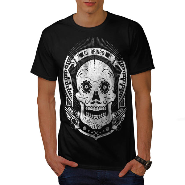 Mexican Skull Death Mens T-Shirt
