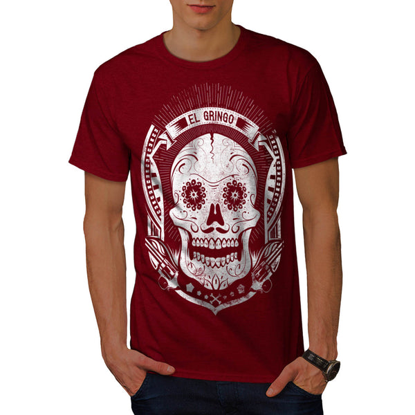 Mexican Skull Death Mens T-Shirt