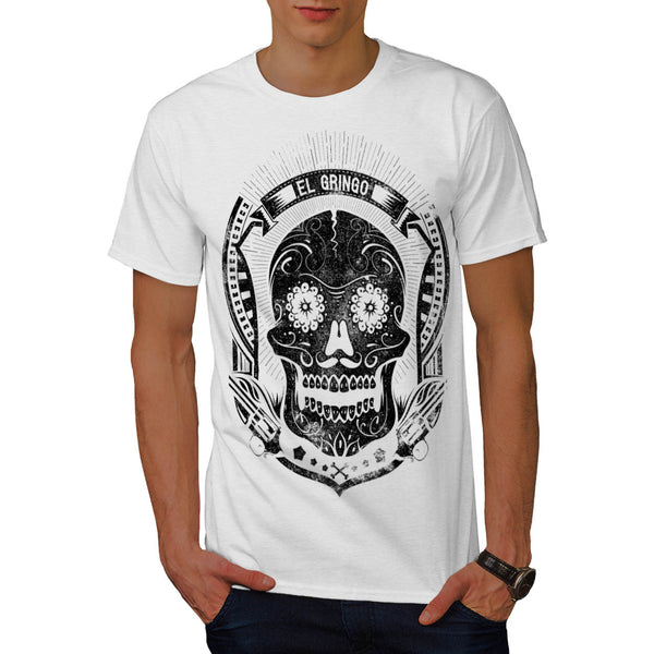 Mexican Skull Death Mens T-Shirt