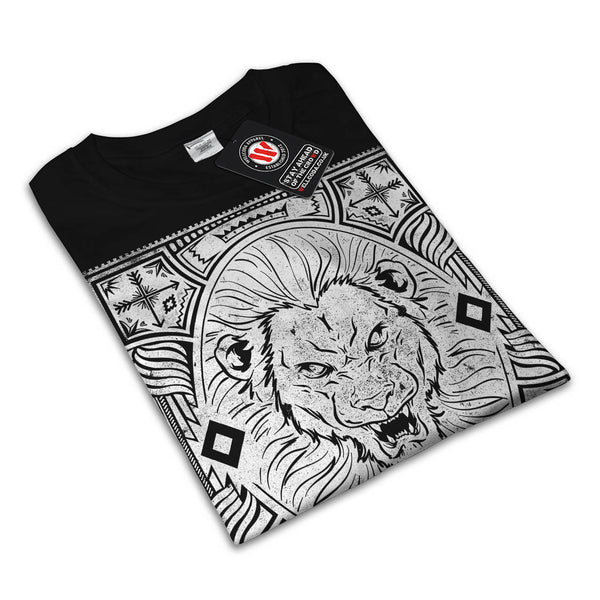 King Jungle Lion Roar Mens T-Shirt