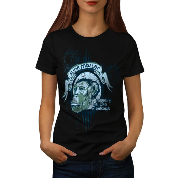Funk Master Monkey Womens T-Shirt