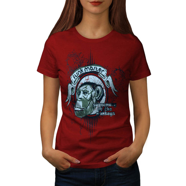 Funk Master Monkey Womens T-Shirt