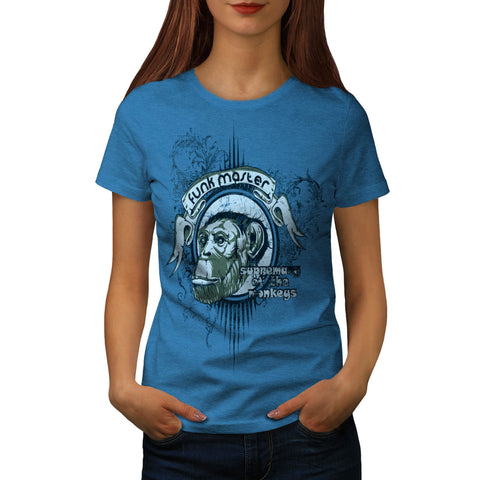 Funk Master Monkey Womens T-Shirt