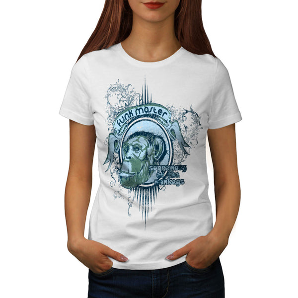 Funk Master Monkey Womens T-Shirt