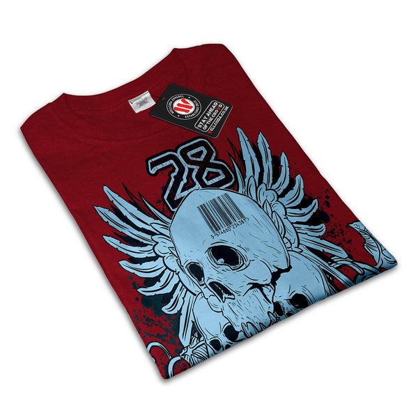 Ghost Skull Die Count Mens T-Shirt