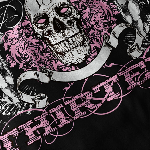 Dirty Devil Skull 13 Mens Long Sleeve T-Shirt