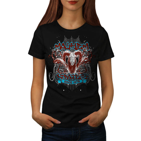 Mayhem Strategy Goat Womens T-Shirt