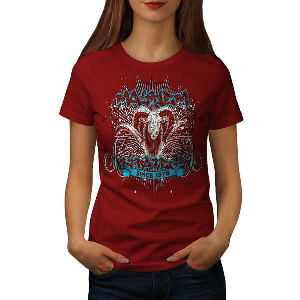 Mayhem Strategy Goat Womens T-Shirt