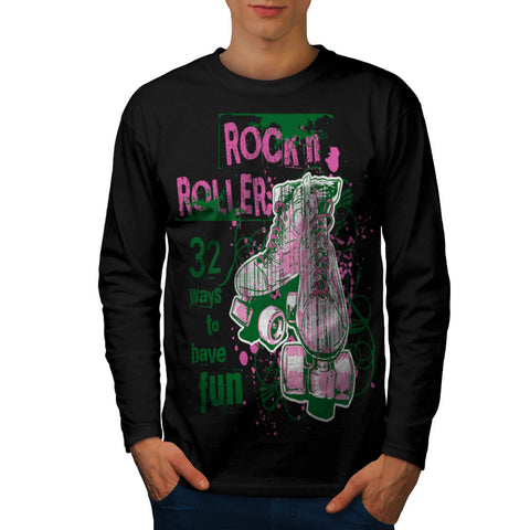 Rock and Rollers Fun Mens Long Sleeve T-Shirt