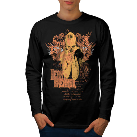 Love Heart Breaker Mens Long Sleeve T-Shirt