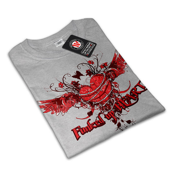Funked Up Heart Love Womens T-Shirt