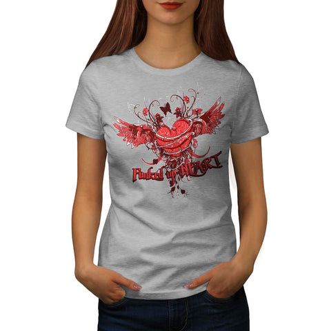 Funked Up Heart Love Womens T-Shirt