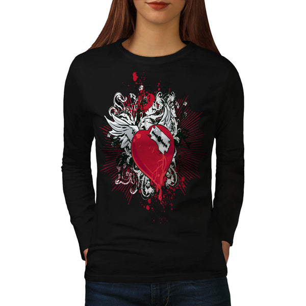 Key To My Heart Love Womens Long Sleeve T-Shirt
