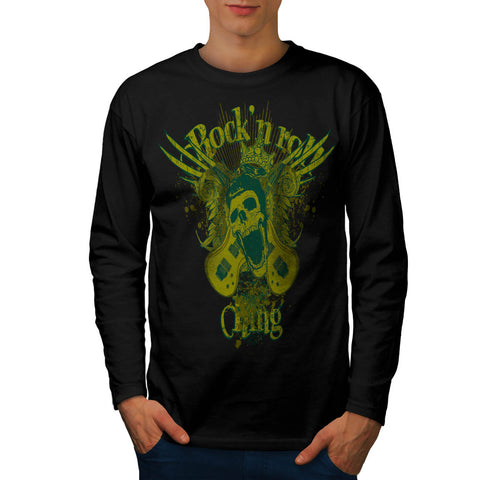 Rock and Roll King Mens Long Sleeve T-Shirt