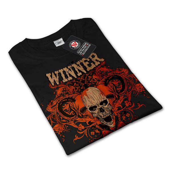 Winner Animal Skull Mens Long Sleeve T-Shirt