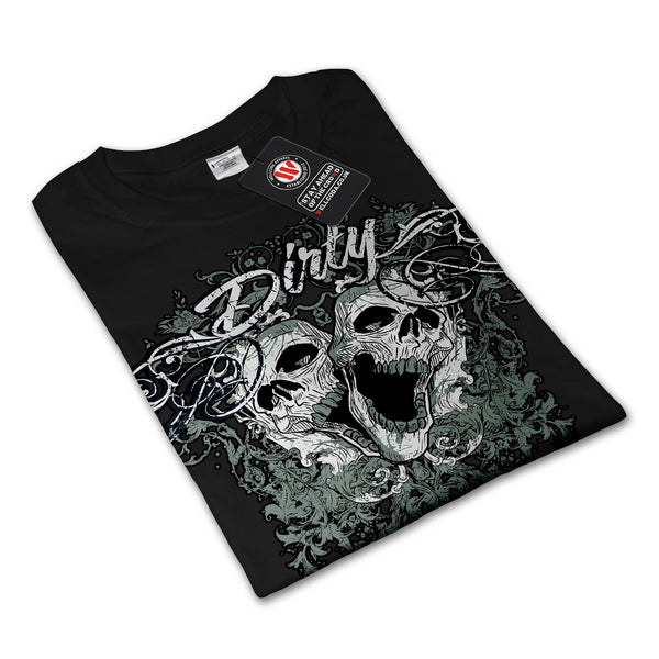 Dirty Evil Grave Yard Mens Long Sleeve T-Shirt