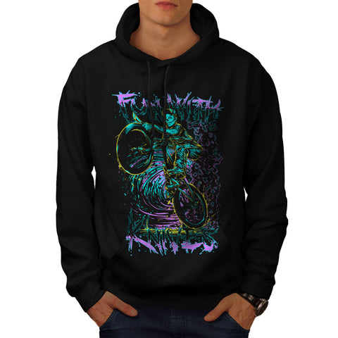 Fun With Knives Rider Mens Hoodie