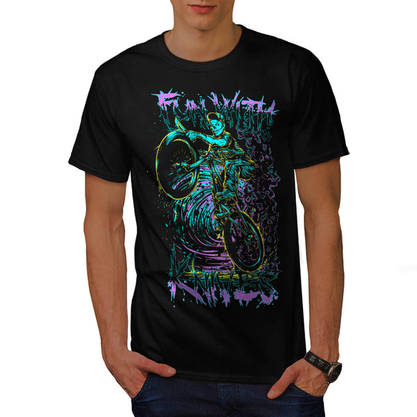 Fun With Knives Rider Mens T-Shirt